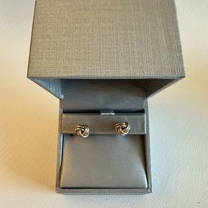 Peoples Love Knot 14ct Earrings
